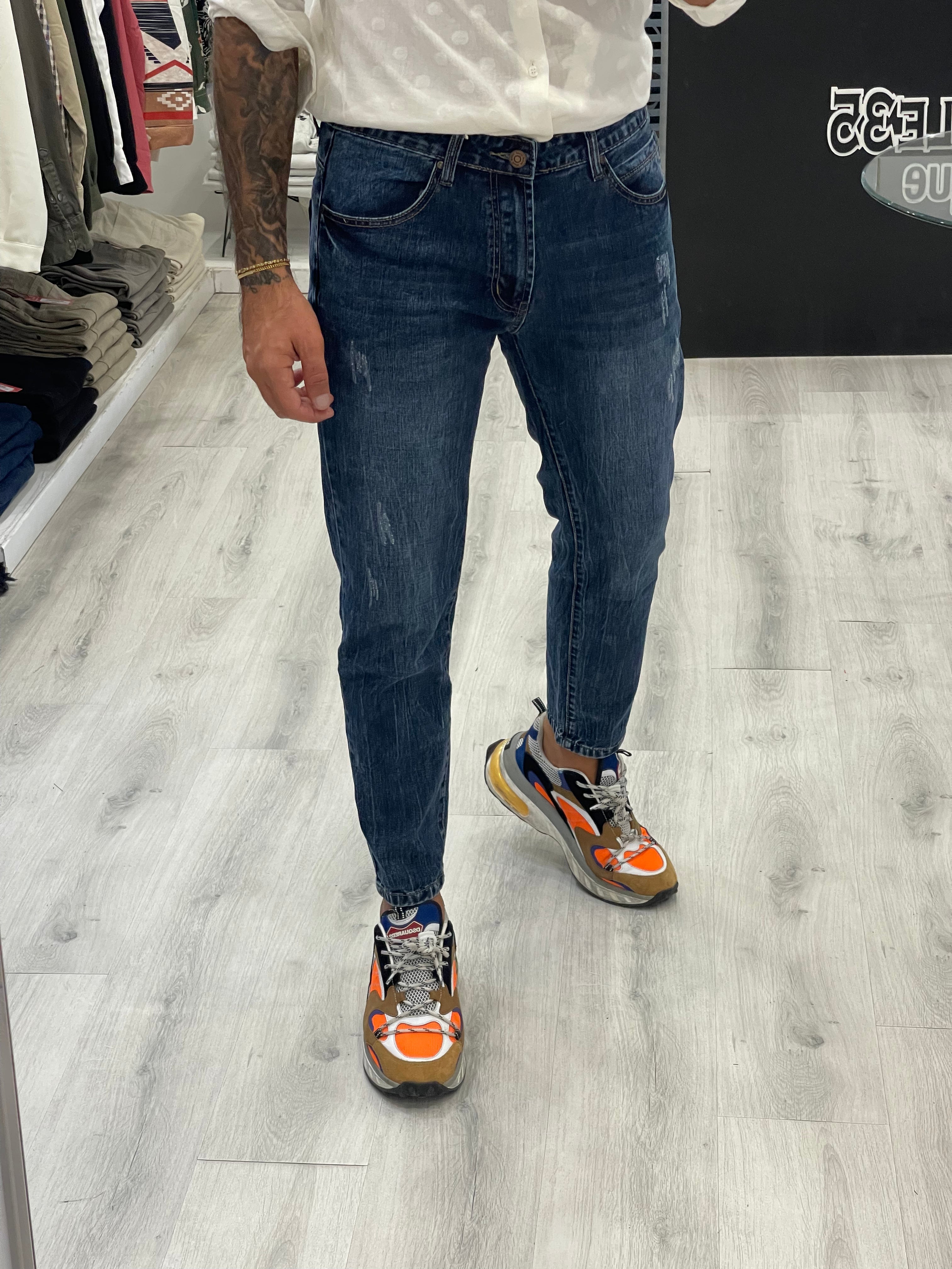 Jeans PARIS con graffiature - SLIMFIT