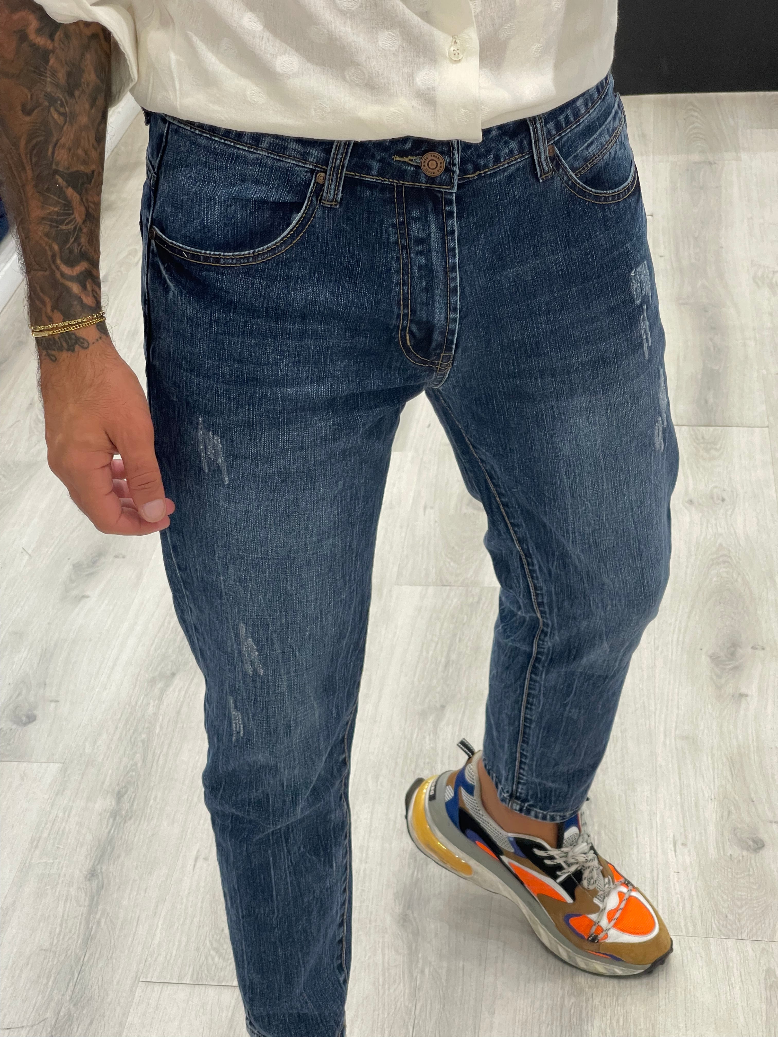 Jeans PARIS con graffiature - SLIMFIT