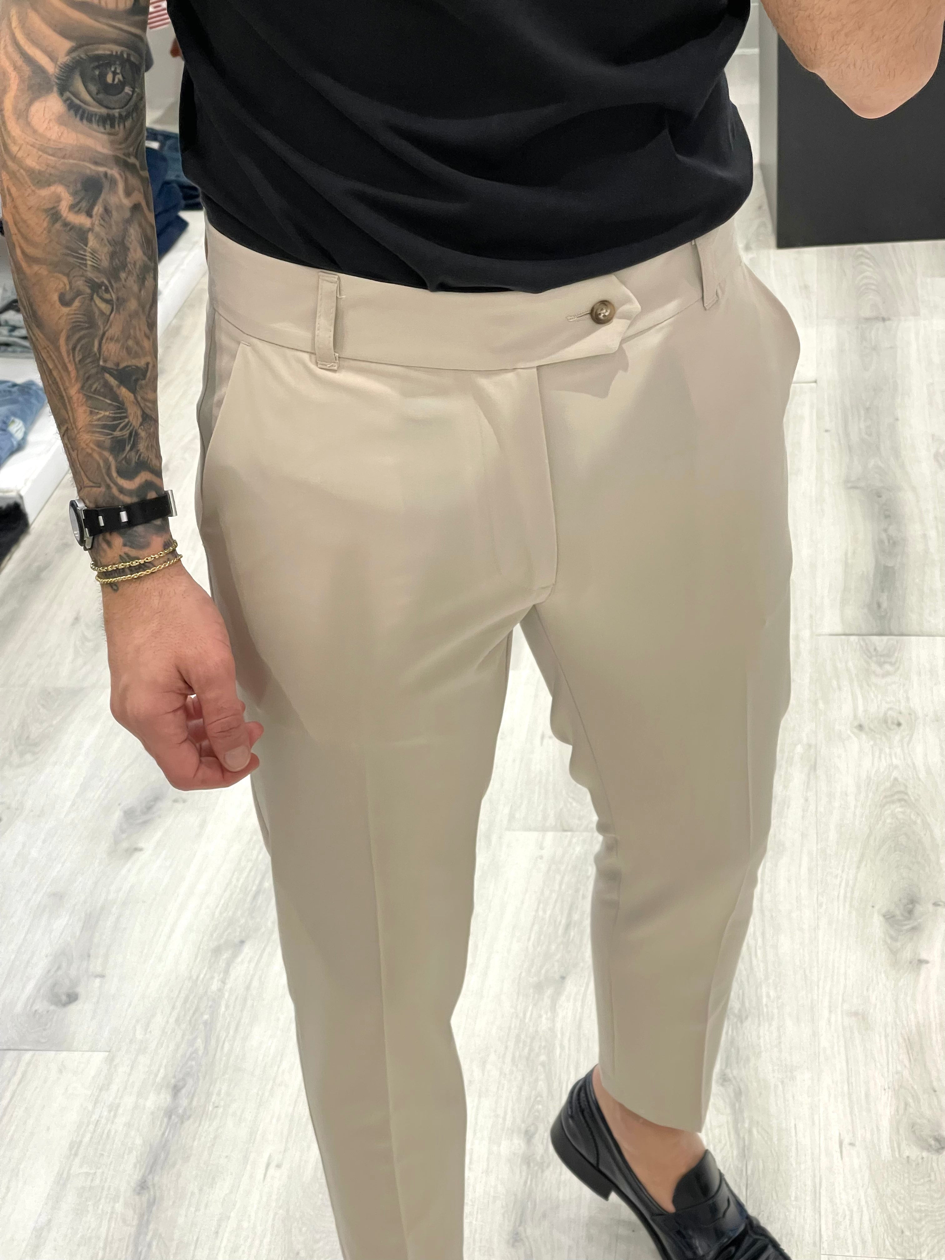 Pantalone Sartoriale FASCIA 5cm - BEIGE