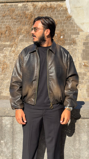 Bomber ecopelle SFUMATO