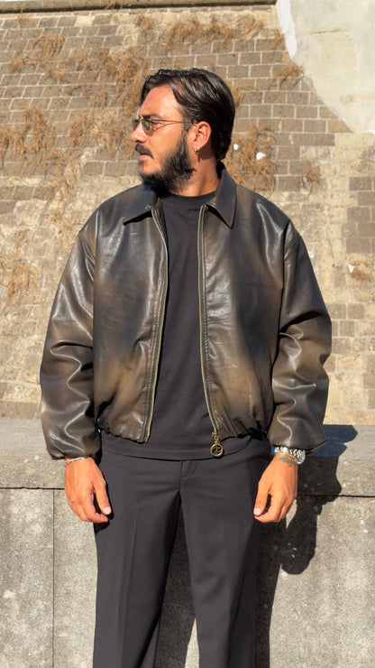 Bomber ecopelle SFUMATO
