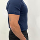 T shirt girocollo in filo - Slimfit