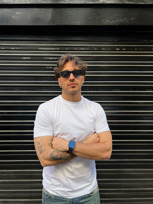 T shirt in filo di Scozia italiano