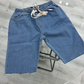 Bermuda Pantalaccio in jeans taglio vivo