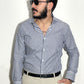Camicia sartoriale in cotone Riga media