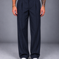 Pantalone Sartoriale doppia pence fondo ampio