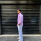 Pantalaccio sartoriale in lino fondo ampio