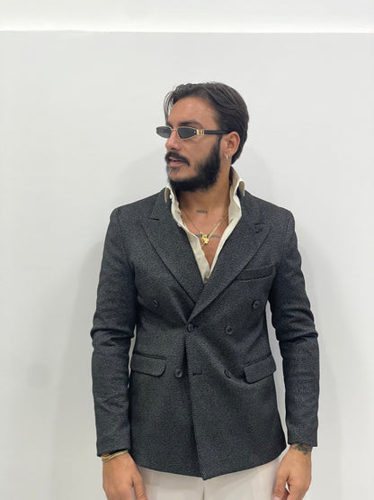 Chaqueta sastre cruzada de 6 botones