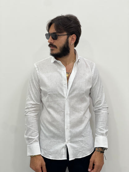 Camisa 100% Lino ZANZIBAR de sastrería