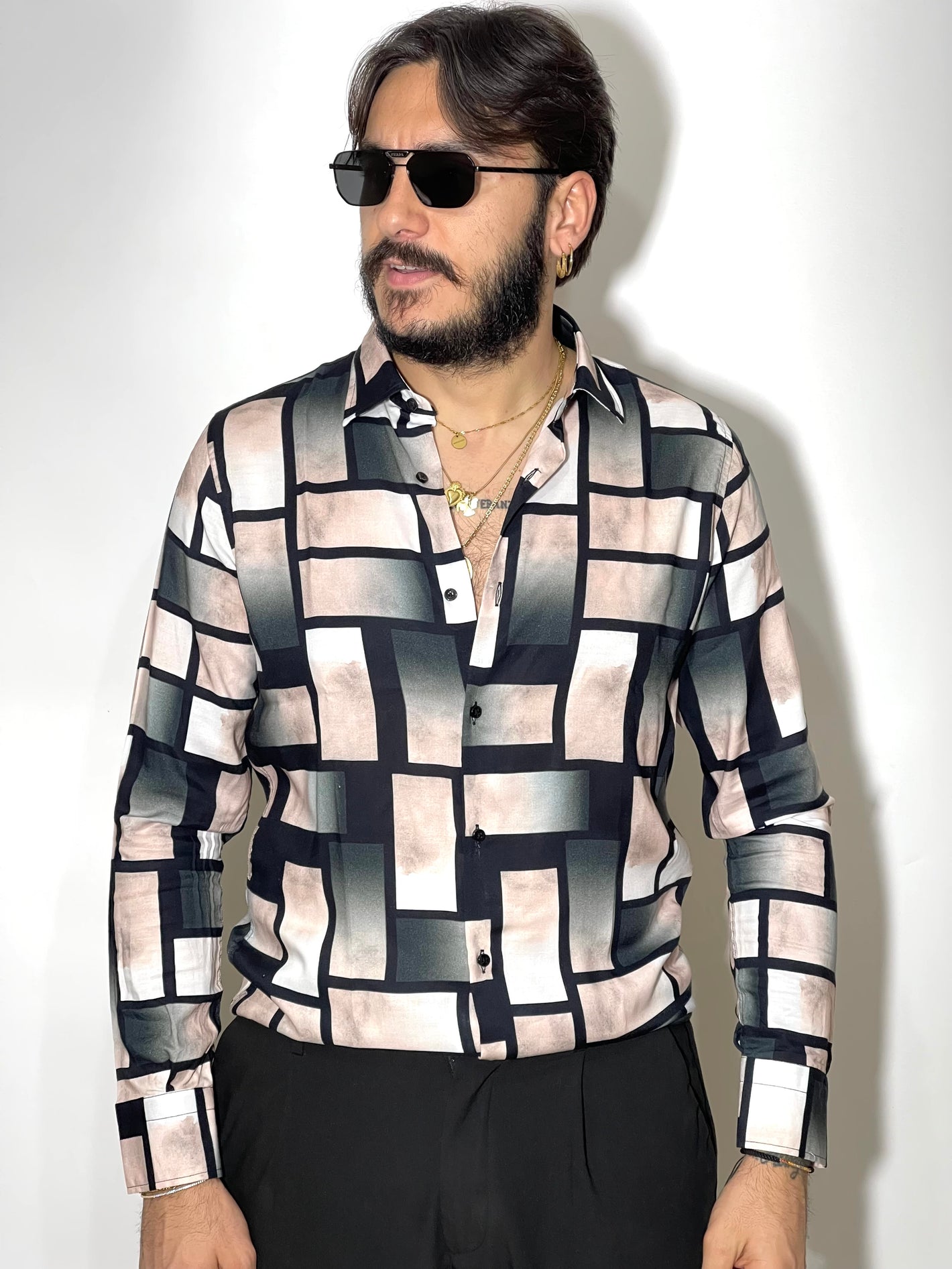 Camicia sartoriale 100% Viscosa - MYKONOS