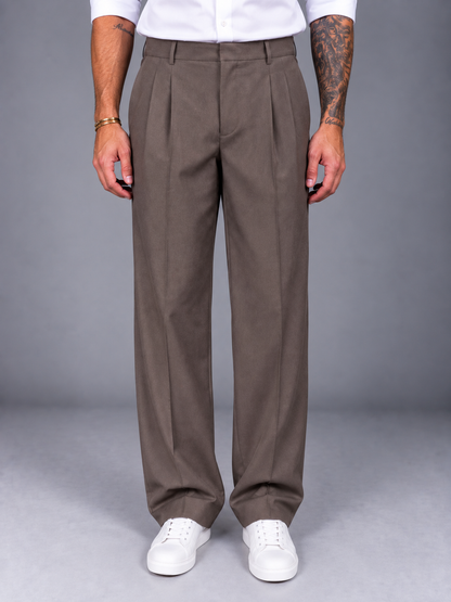 Pantalone Sartoriale doppia pence fondo ampio