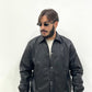 Jacket in ecopelle italiana con bottoni a ciappa