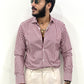 Camicia sartoriale Rigata in 100% cotone