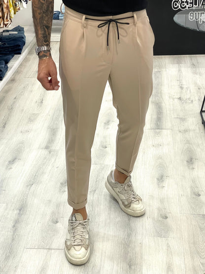 Pantalon de costume - Beige