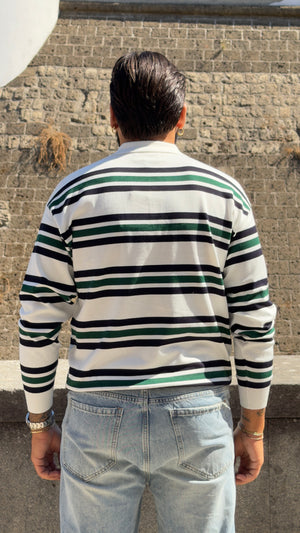 Polo in filo rigata