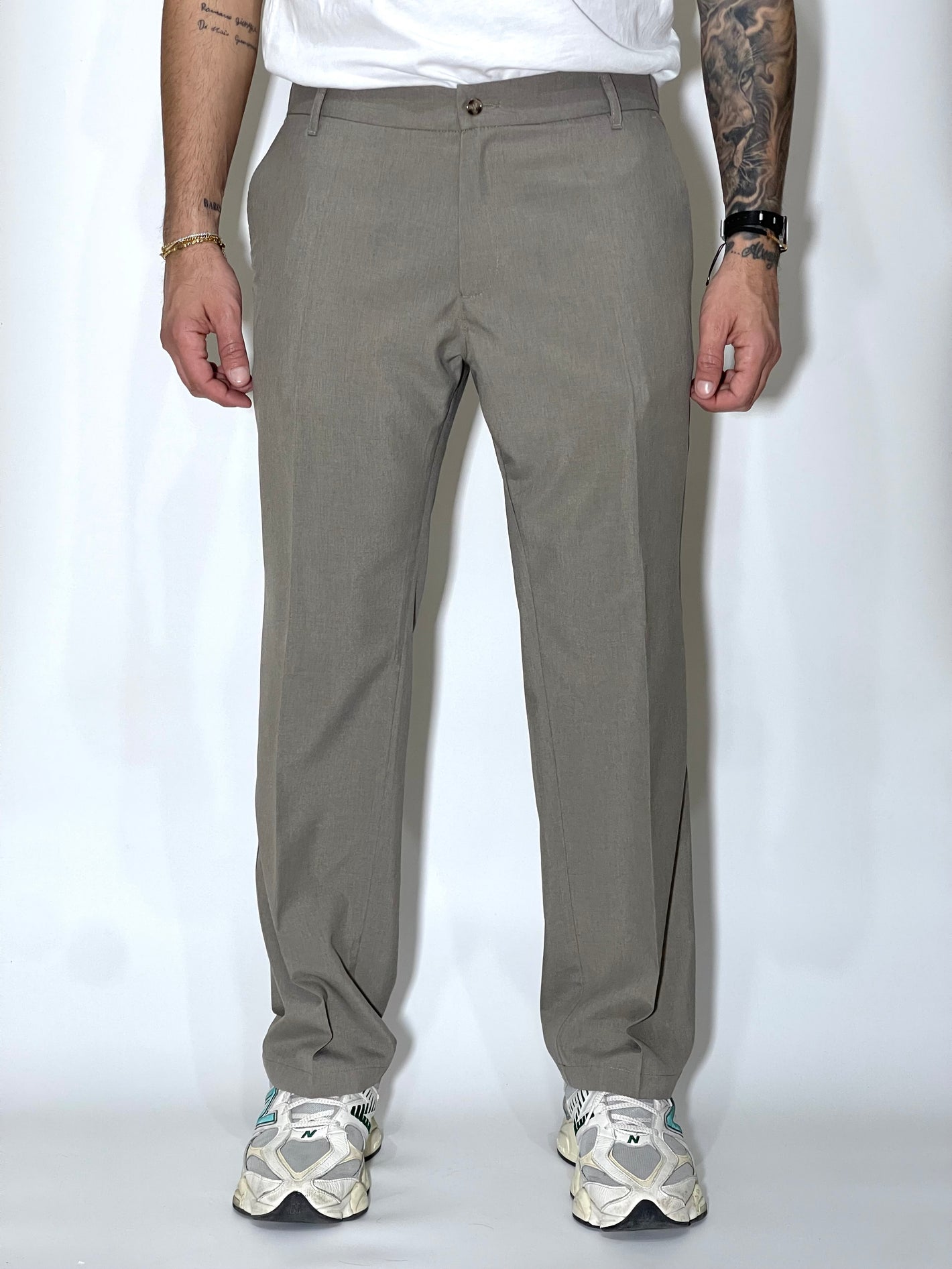 Pantalone Sartoriale con elastico - FONDO LARGO
