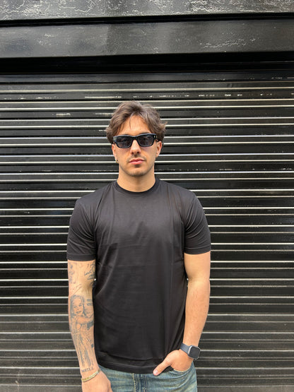 T shirt in filo di Scozia italiano