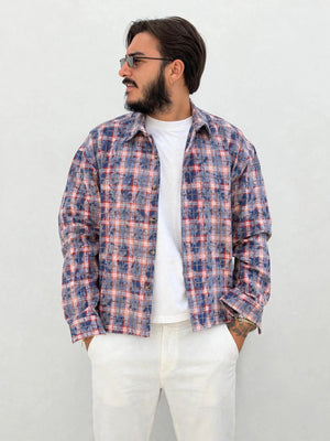 Camicione quadri in cotone