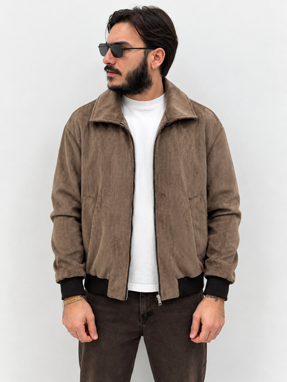 JACKET in velluto a Coste con zip