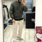 BOMBER IMPERMEABILE Pesante con bottoni e Zip