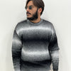 MAGLIONE HOPPY SFUMATO IN LANA SPUGNOSA - Nero