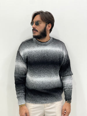 MAGLIONE HOPPY SFUMATO IN LANA SPUGNOSA