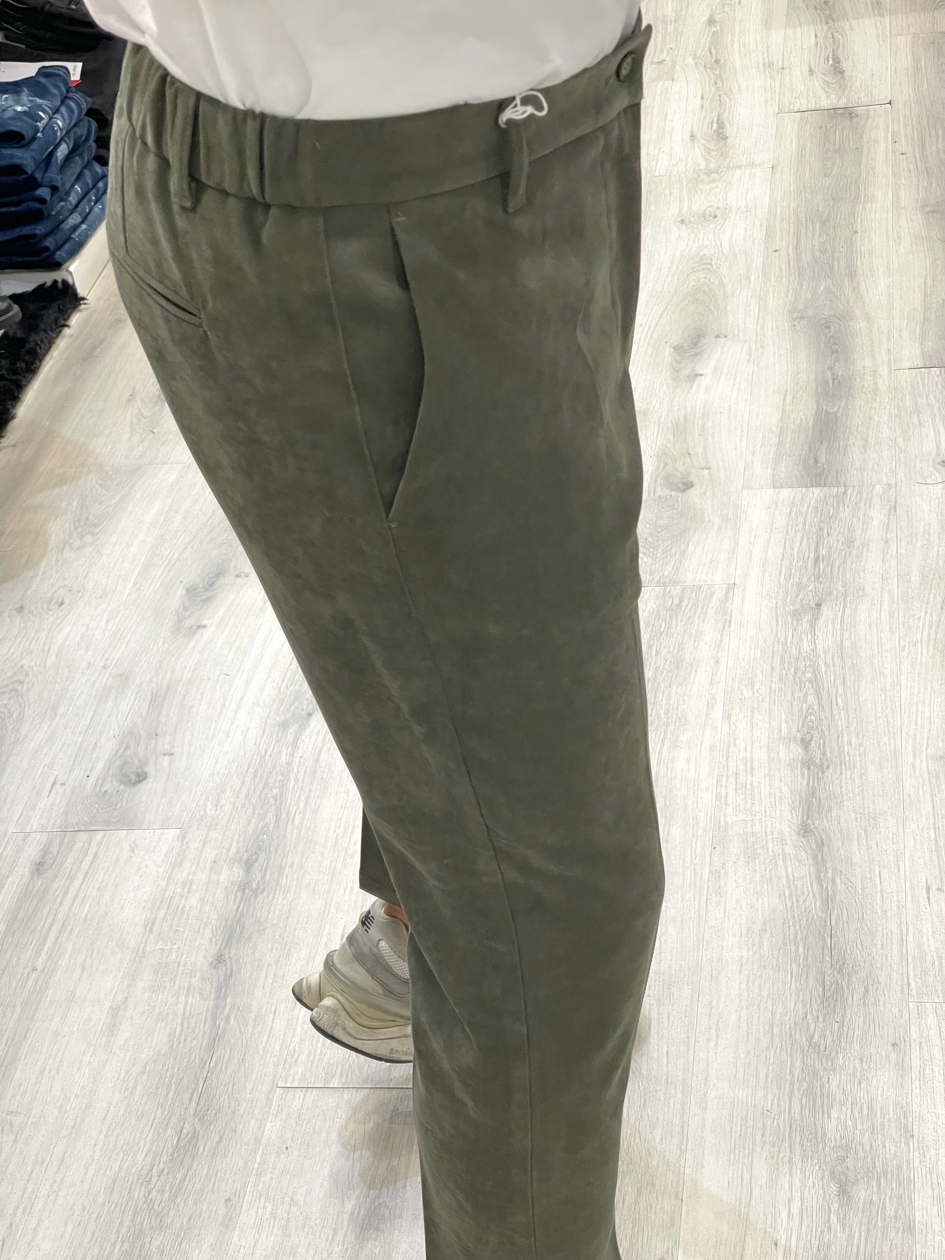 Pantalaccio Sartoriale in velluto liscio