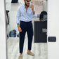 Pantalone sartoriale LUXURY con doppia fibbia laterale