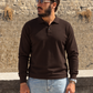 Polo manica lunga in 100% filo italiano