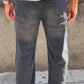 Jeans Baggy sfumato grigio