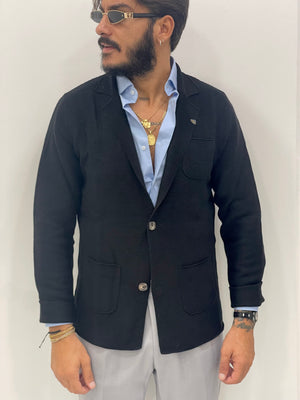 Cardigan a giacca con tasche