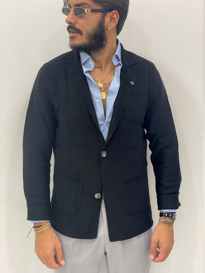Cardigan a giacca con tasche