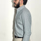 Camicia sartoriale in cotone Rigo stretto