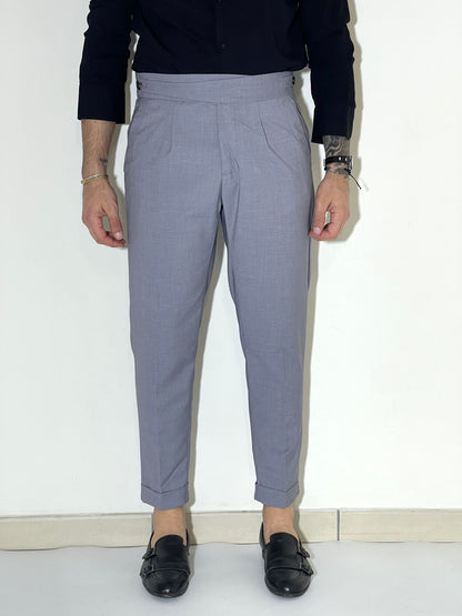 PANTALÓN MILANO de talle alto con 4 botones y faja
