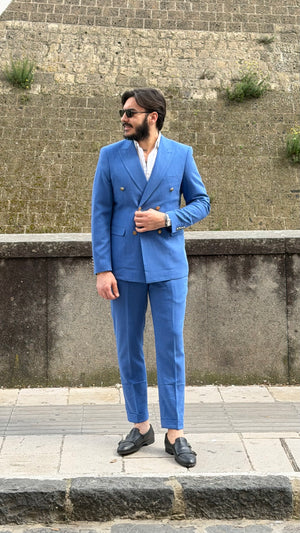 Abito GIOIELLO doppiopetto con bottoni oro in metallo