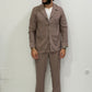 Pantalone 100% Lino Fondo Ampio 23cm