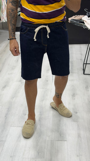 Bermuda Pantalaccio in jeans taglio vivo