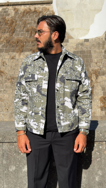 Jacket in tessuto - MILITARE