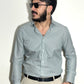 Camicia sartoriale in cotone Rigo stretto
