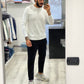 Maglioncino sottile basic - Bianco