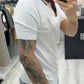 Polo Basic con collo a contrasto