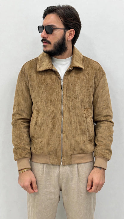 Jacket Uomo in velluto a Coste con zip - Baronale35