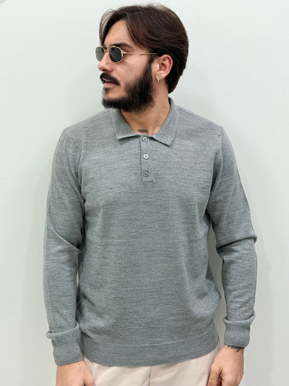 Polo in lana italiana