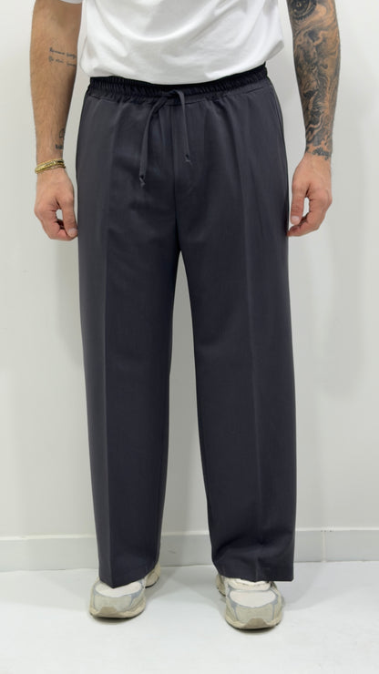 Mega Pantalaccio FONDO LARGO sartoriale con elastico completo in vita e laccetto P/E 2026