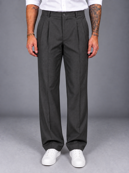Pantalone Sartoriale doppia pence fondo ampio