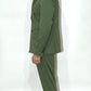 Abito sartoriale doppiopetto Gessato Verde