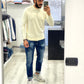 Maglioncino sottile basic - Crema
