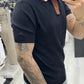 Polo Basic con collo a contrasto
