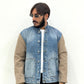 Jacket jeans HONEY con manica Teddy