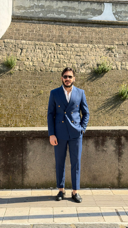 Abito GIOIELLO doppiopetto con bottoni oro in metallo